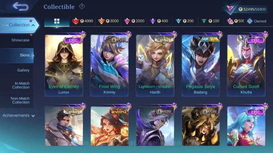 Mobile Legends: Bang Bang Accounts Global|Skin 172|Renowned|Aspirant Fanny|Collab Sta image 7