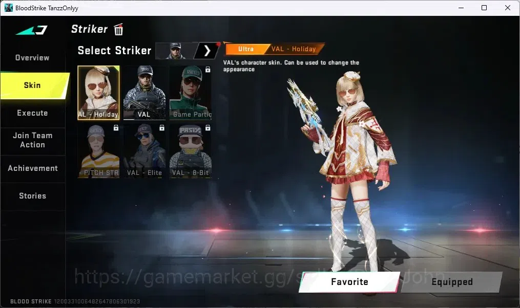 Blood Strike Accounts ASIA | 1 ETERNAL: Bizon-Seraph|1 TR GUN|1 BLEACH V image 19