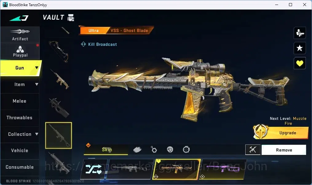 Blood Strike Accounts ASIA | 1 ETERNAL: Bizon-Seraph|1 TR GUN|1 BLEACH V image 5