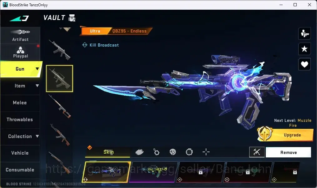 Blood Strike Accounts ASIA | 1 ETERNAL: Bizon-Seraph|1 TR GUN|1 BLEACH V image 8