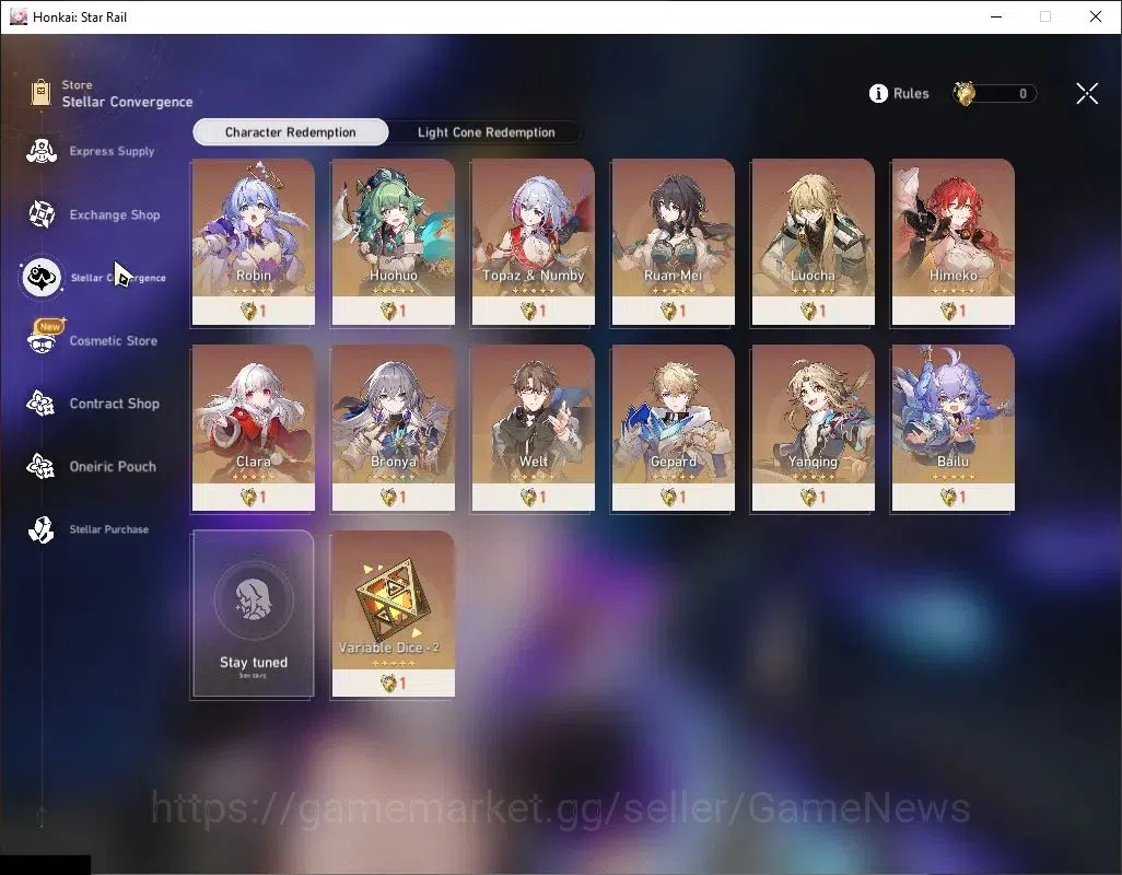 Honkai Star Rail Accounts ASIA|TL 50|5 Limited|SW Lv999 + Sign,Yao Guang,Huo image 12