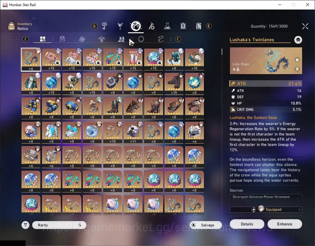 Honkai Star Rail Accounts ASIA|TL 50|5 Limited|SW Lv999 + Sign,Yao Guang,Huo image 8