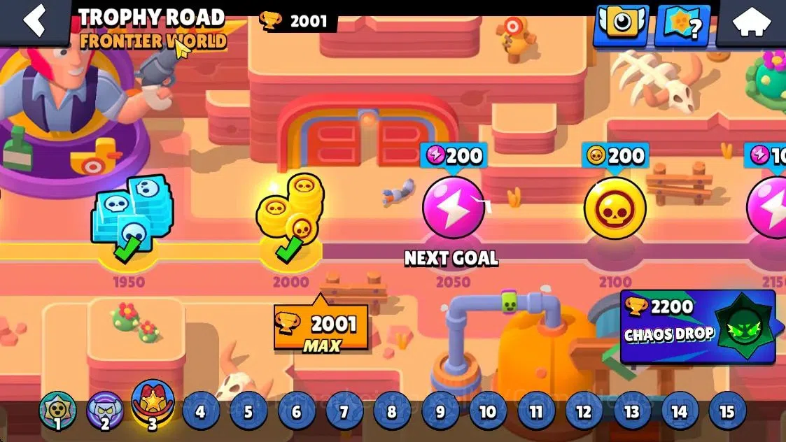 Brawl Stars Accounts 2001 Trophy|19 Brawlers 3 Max Lvl [Emz,Bo,Shelly]| image 13