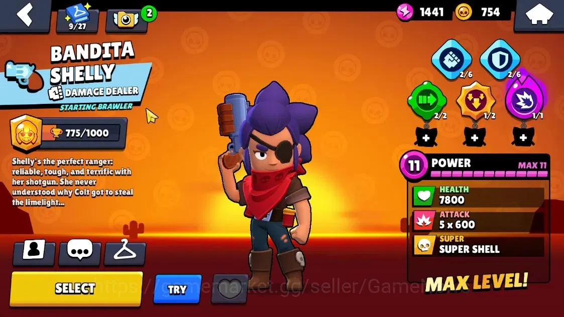 Brawl Stars Accounts 2001 Trophy|19 Brawlers 3 Max Lvl [Emz,Bo,Shelly]| image 15