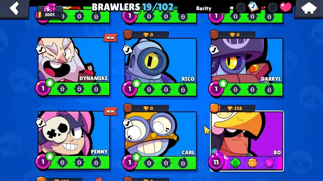 Brawl Stars Accounts 2001 Trophy|19 Brawlers 3 Max Lvl [Emz,Bo,Shelly]| image 7