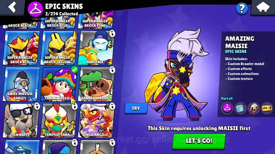 Brawl Stars Accounts 2001 Trophy|19 Brawlers 3 Max Lvl [Emz,Bo,Shelly]| image 9