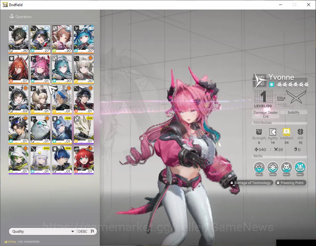 Arknights: Endfield Accounts ASIA|Lv 21|SSR 5(3Limit)+4(*6WP)|[Yvonne,TangTang+Sign,EmberP1],Last 5