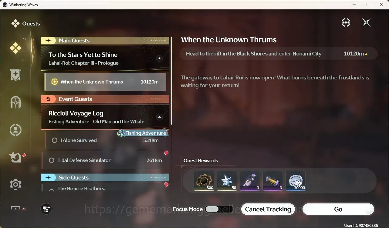 Wuthering Waves Accounts Others SEA|UL 48|Rank 5|4 Char Limited [Sigrika Rc2]+Sign,Shorekeeper,Qiuyuan,Rebecca | Mc Female 19
