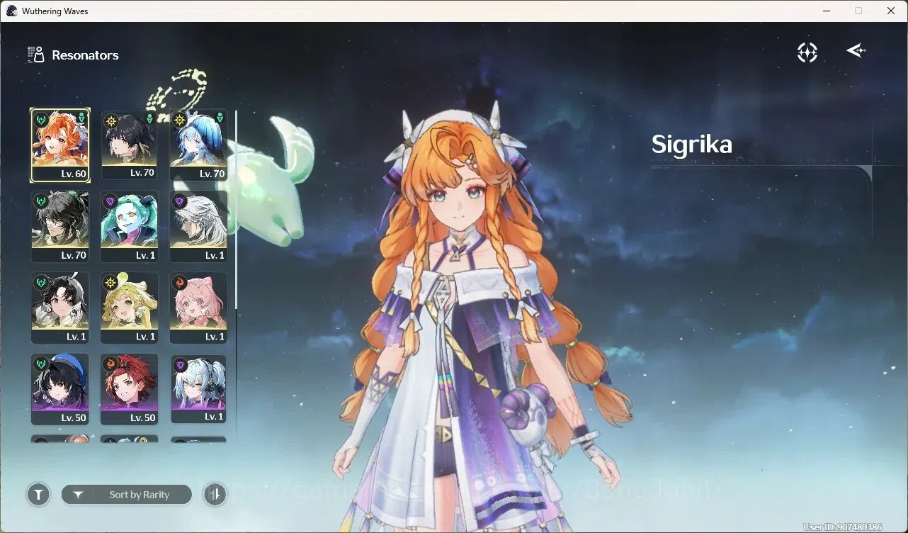 Wuthering Waves Accounts Others SEA|UL 48|Rank 5|4 Char Limited [Sigrika Rc2]+Sign,Shorekeeper,Qiuyuan,Rebecca | Mc Female 2