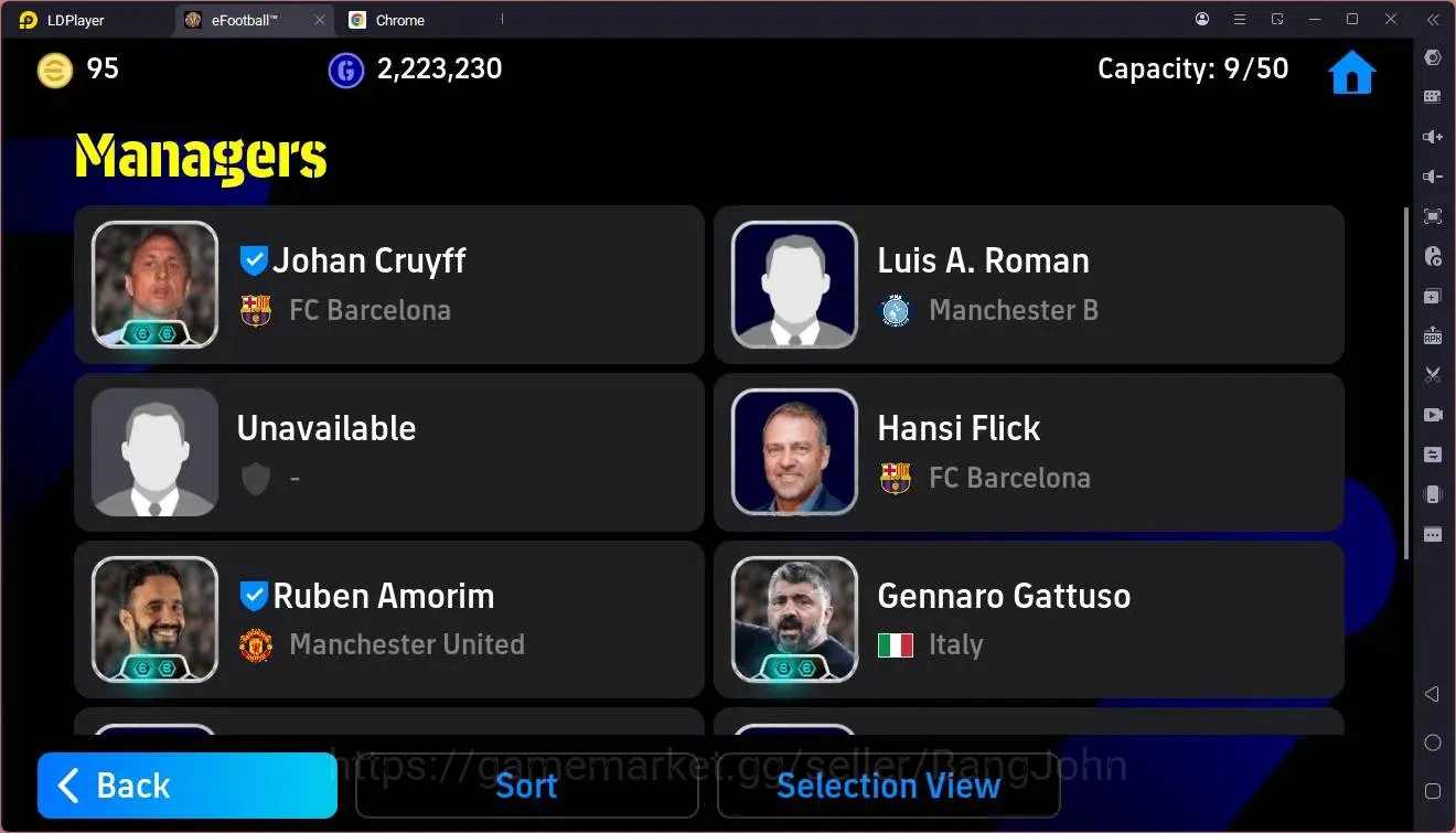 eFootball Accounts Mobile |PW 3191|Bigtime Rivaldo,Rijkaard,Nakamura| image 3