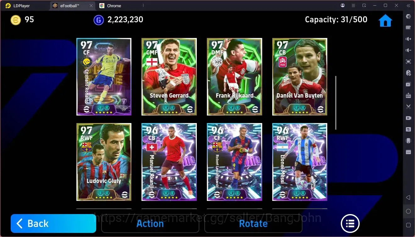 eFootball Accounts Mobile |PW 3191|Bigtime Rivaldo,Rijkaard,Nakamura| image 5