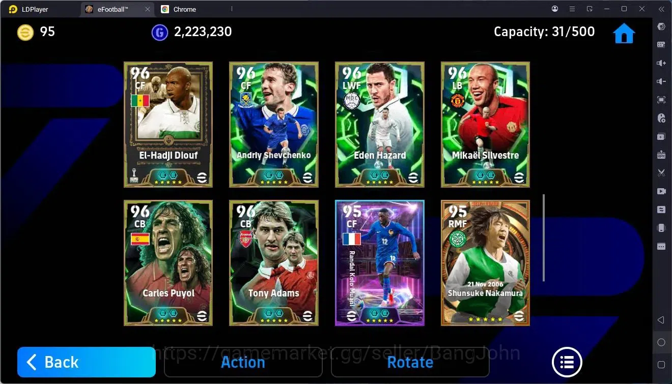 eFootball Accounts Mobile |PW 3191|Bigtime Rivaldo,Rijkaard,Nakamura| image 6