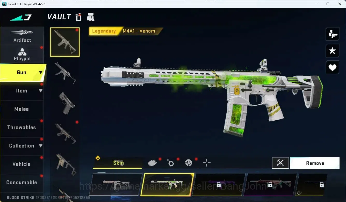 Blood Strike Accounts ASIA | 2 TR Guns: MCX,MP7|1 Ultra Skin|1 Legendary image 3