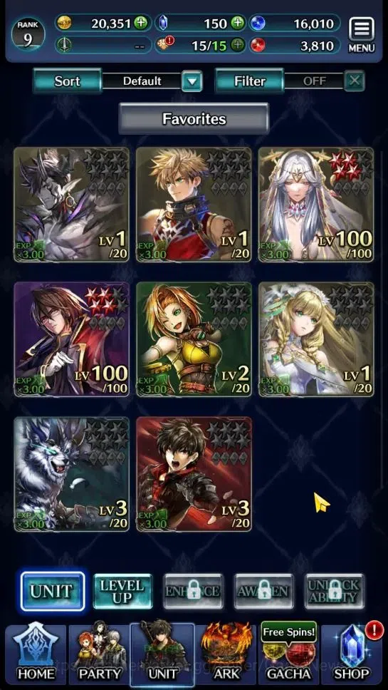 Last Cloudia Accounts GLOBAL | Rank 9 | Top Tier Unit [DL Judecca-Samekh image 1