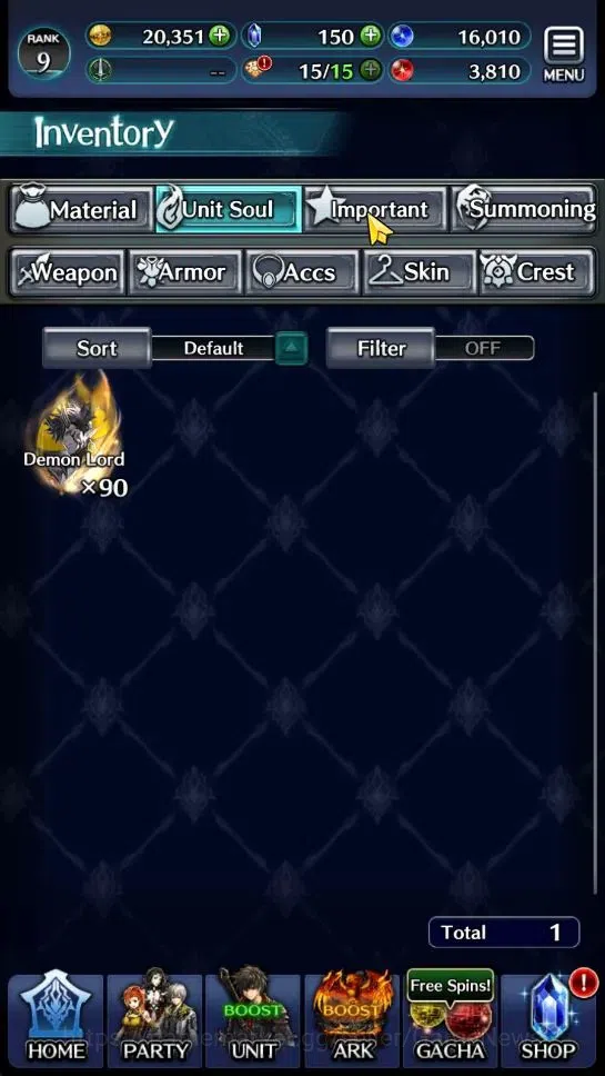 Last Cloudia Accounts GLOBAL | Rank 9 | Top Tier Unit [DL Judecca-Samekh image 11