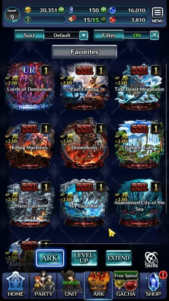 Last Cloudia Accounts GLOBAL | Rank 9 | Top Tier Unit [DL Judecca-Samekh image 4