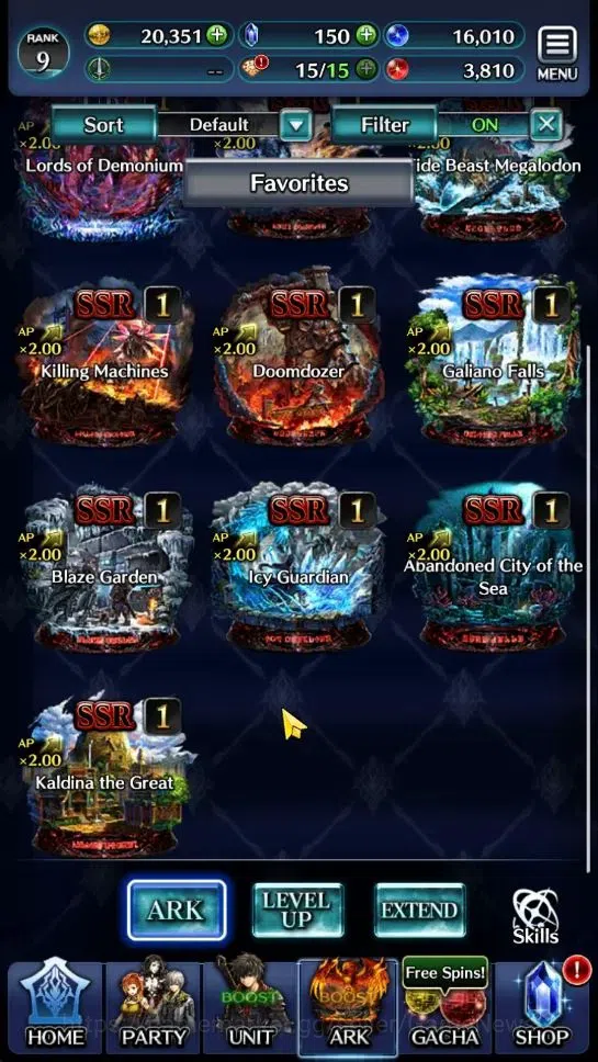 Last Cloudia Accounts GLOBAL | Rank 9 | Top Tier Unit [DL Judecca-Samekh image 5