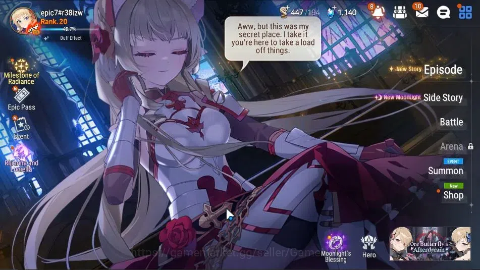 Epic Seven Accounts GLOBAL Unverif|New Era|2 ML(Rhiana & Luciel,Specte image 1