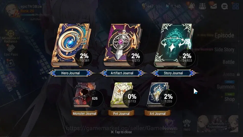 Epic Seven Accounts GLOBAL Unverif|New Era|2 ML(Rhiana & Luciel,Specte image 3