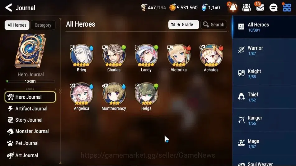 Epic Seven Accounts GLOBAL Unverif|New Era|2 ML(Rhiana & Luciel,Specte image 7