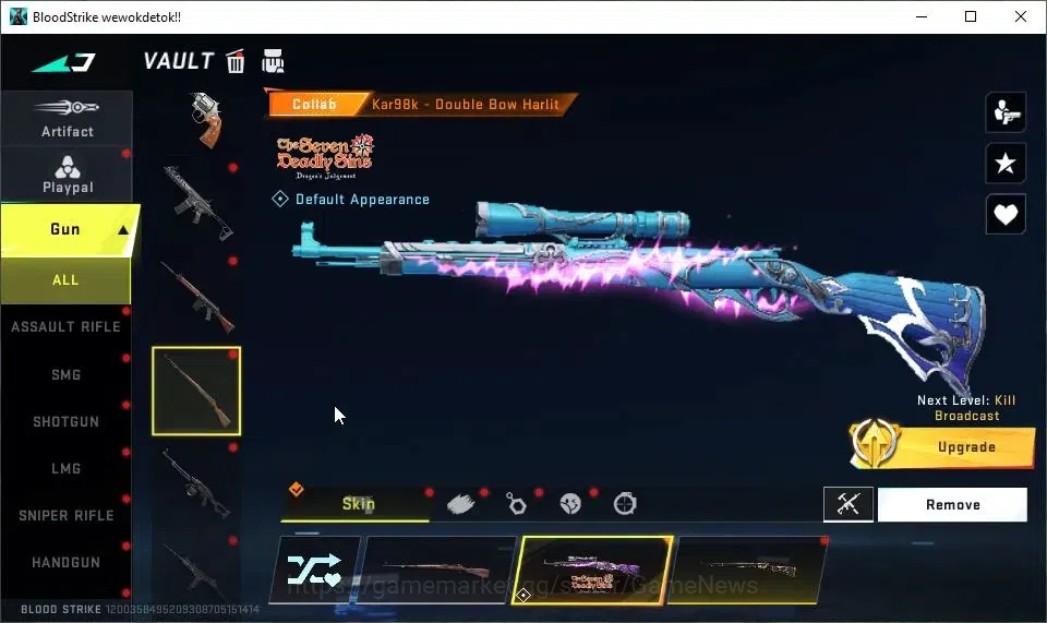 Blood Strike Accounts ASIA|AK47-Overload Eternal Lv3,Kar98k 7DS collab,8 image 10