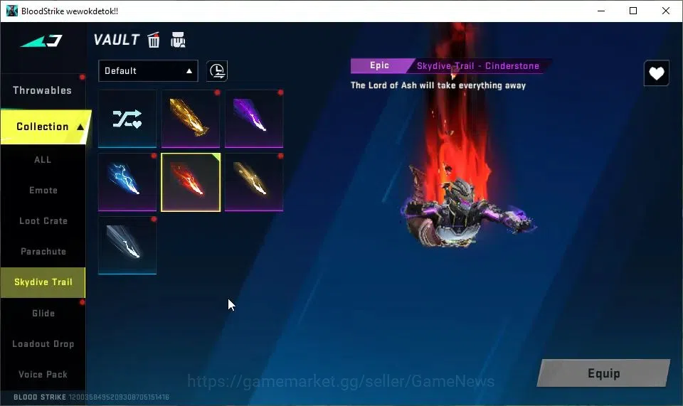 Blood Strike Accounts ASIA|AK47-Overload Eternal Lv3,Kar98k 7DS collab,8 image 19