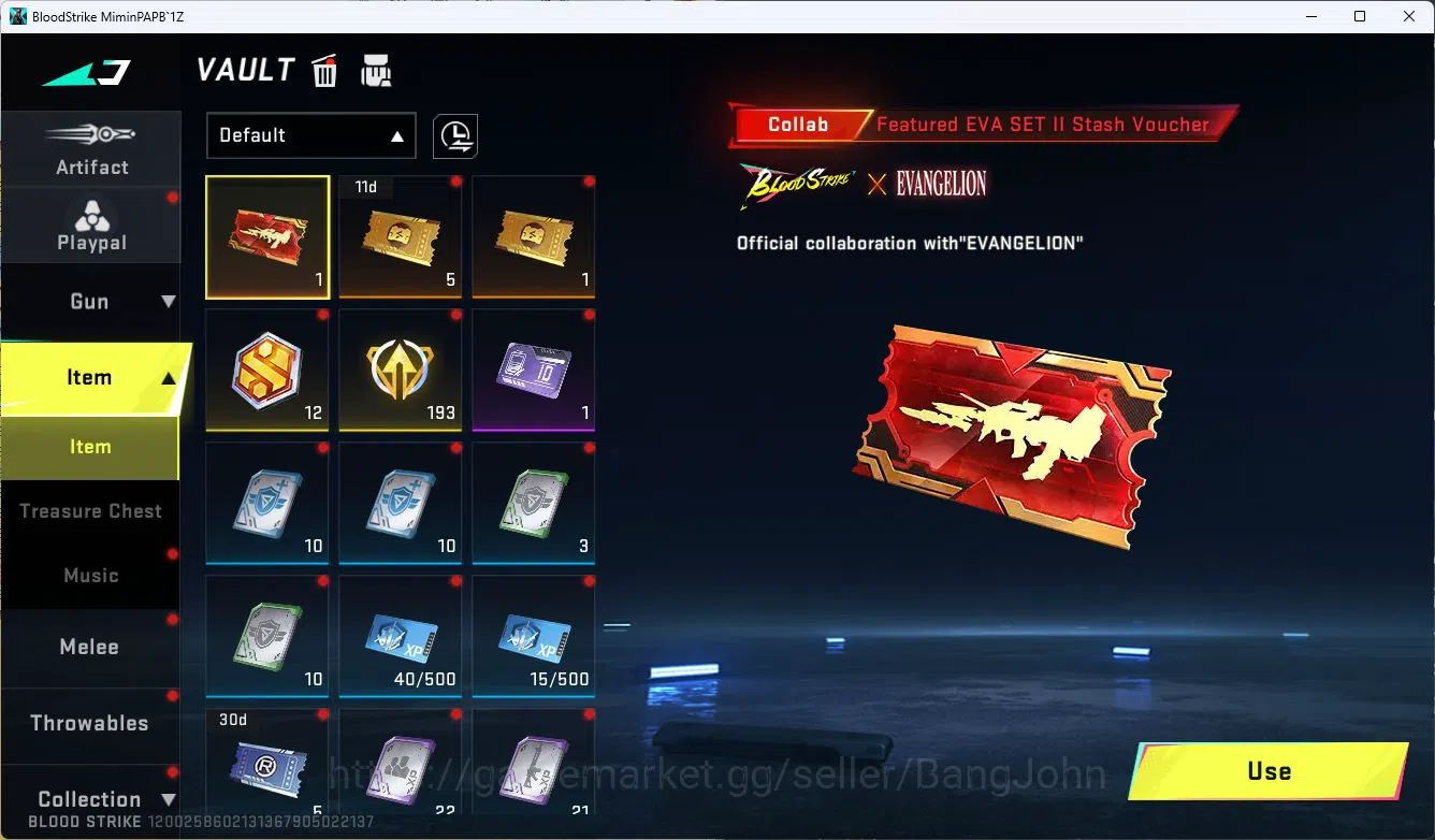 Blood Strike Accounts ASIA|ULTRA=DUAL BLADE,BANDAGE|LIMITED=MP7|DETAIL C image 7