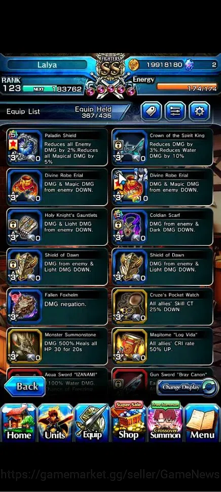 Grand Summoners Accounts Global|Rank 123|20 Ascend+12 TW|(Roy,Inumuta,Emiya image 13