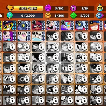 Brawl Stars Accounts 1374 Trophy|19 Brawlers 1 Max Lvl [Shelly]|24 Skin image 1