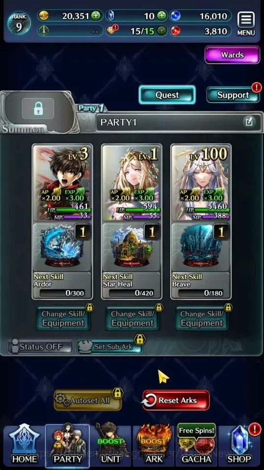 Last Cloudia Accounts GLOBAL|Rank 9|Starter|Top Tier Unit [Spirit Maiden image 3