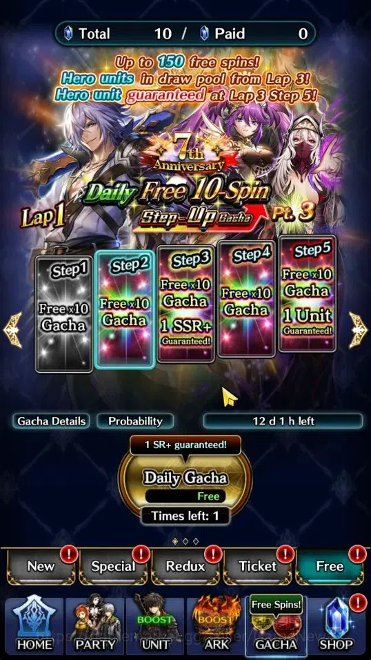 Last Cloudia Accounts GLOBAL|Rank 9|Starter|Top Tier Unit [Spirit Maiden image 5
