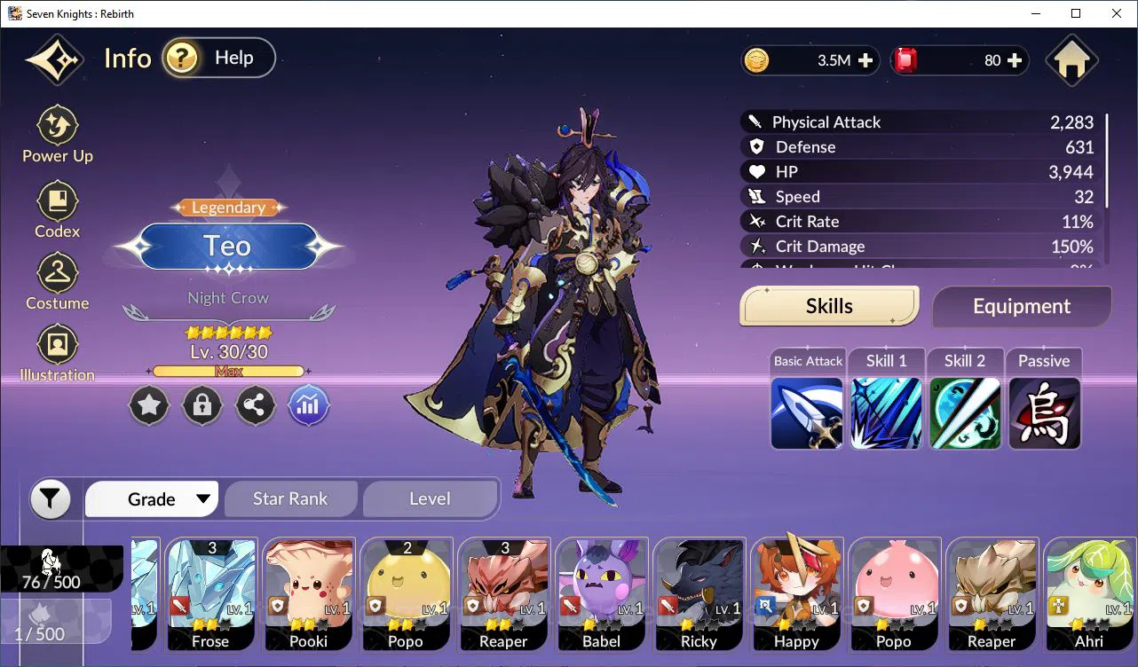 Seven Knights Re:Birth Accounts [Re:BIRTH] Global Starter 4 Legendary+ 10 HSV (Teo image 10