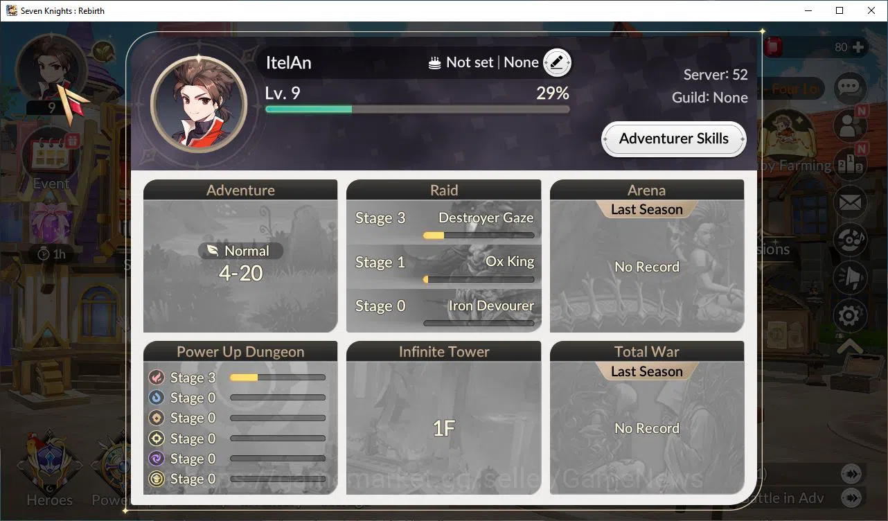 Seven Knights Re:Birth Accounts [Re:BIRTH] Global Starter 4 Legendary+ 10 HSV (Teo image 16