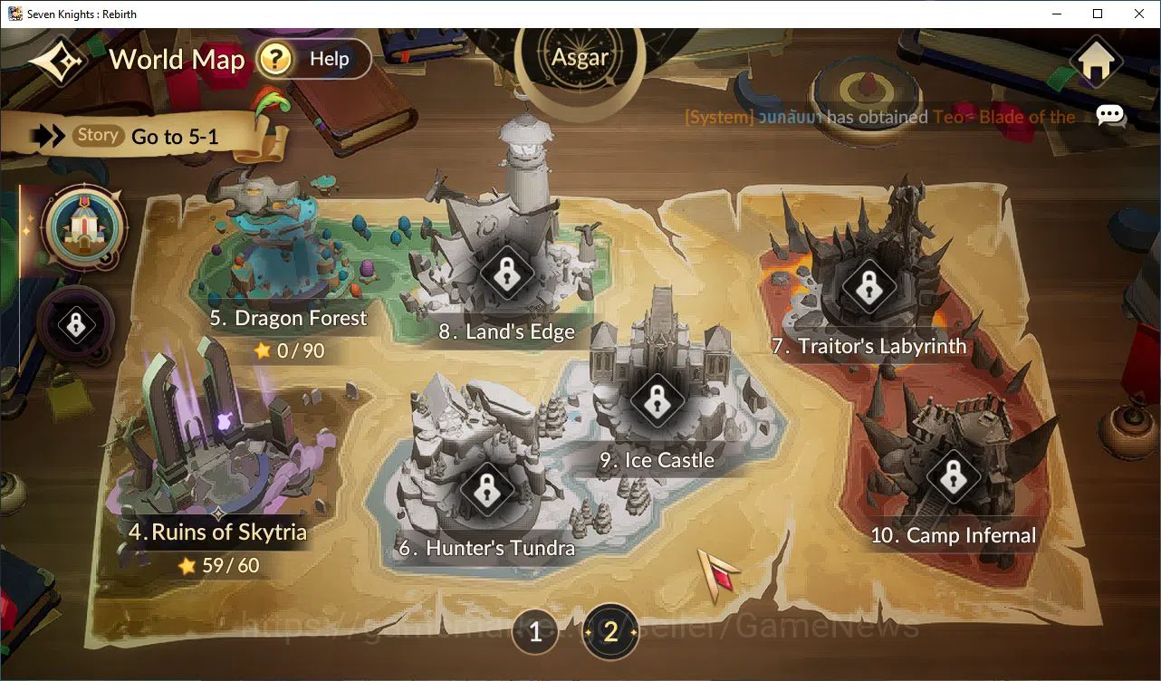 Seven Knights Re:Birth Accounts [Re:BIRTH] Global Starter 4 Legendary+ 10 HSV (Teo image 2