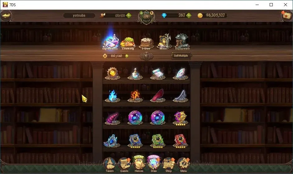 The Seven Deadly Sins: Grand Cross Accounts Global|287 Dm|1,1M CC|1 LR + 4 UR|Elizabeth,Nemesi image 12
