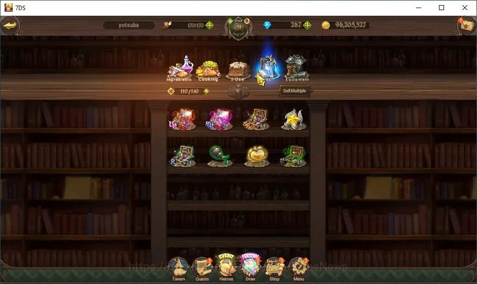 The Seven Deadly Sins: Grand Cross Accounts Global|287 Dm|1,1M CC|1 LR + 4 UR|Elizabeth,Nemesi image 15