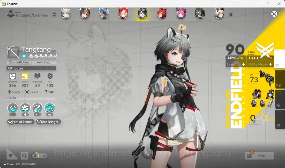 Arknights: Endfield Accounts Asia|Lv 60|6 Limit+5 Sign (Z.Fangyi, Gilberta, Ros image 8