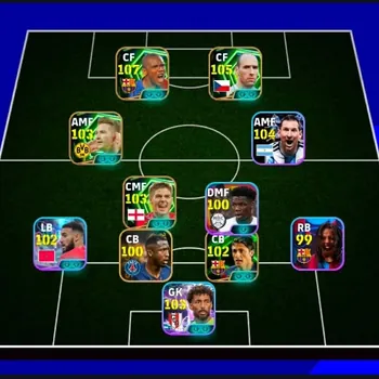 eFootball Accounts Legends & Iconic Players Samuel Eto 108 I Koller 105 (Bullet Header) I Messi 104 I Vozinha 104 I