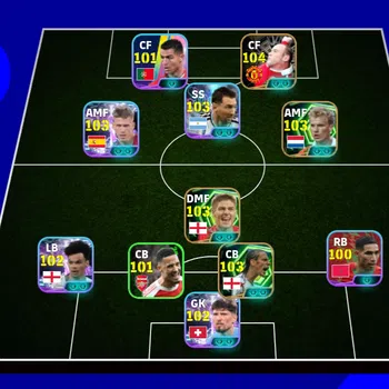 eFootball Accounts Legends & Iconic Players EFOOTBALL 2027 | EPIC G BATISTUTA,ANDRY SEVCHENKO,D BERGKAMP,W ROONEY,S