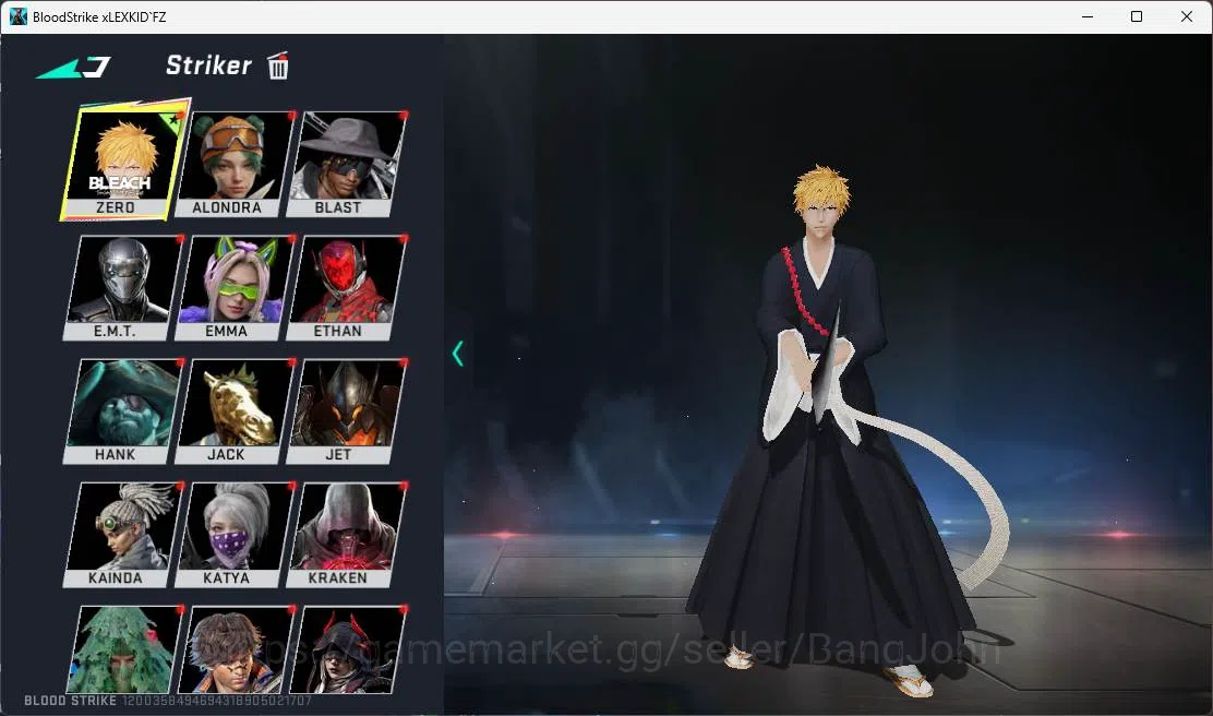 Blood Strike Accounts ASIA|2 EVO(GALIL,KAG)+5Mele|12Eter(Collab Bleach(Z image 3