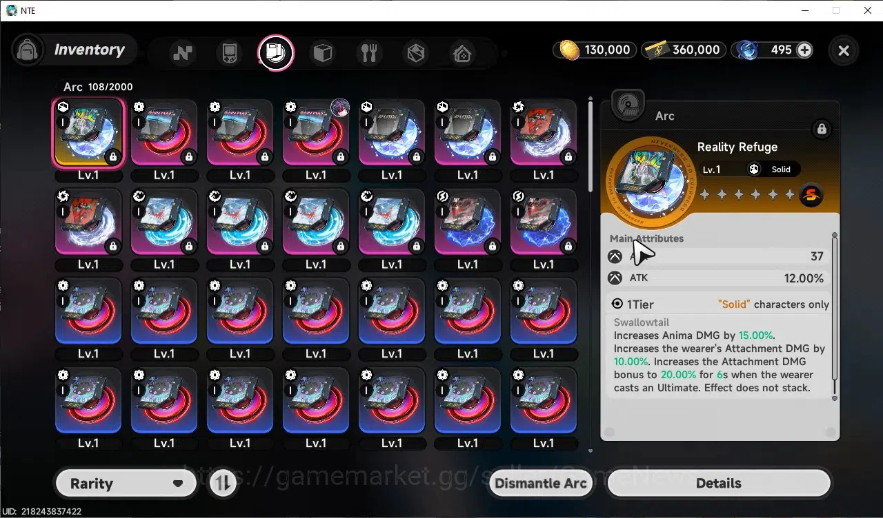 Neverness to Everness Accounts GLOBAL SEA|HL 3|2 SSR 1 Limited (Shinku A1),Baicang|3 Selector ON|Male MC|Log Mail|Take 7