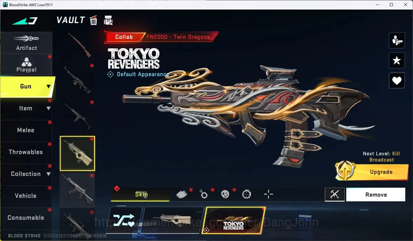 Blood Strike Accounts ASIA|1 Eternal: Desert Eagle|3 Collab Gun[TR&7DS]| image 13
