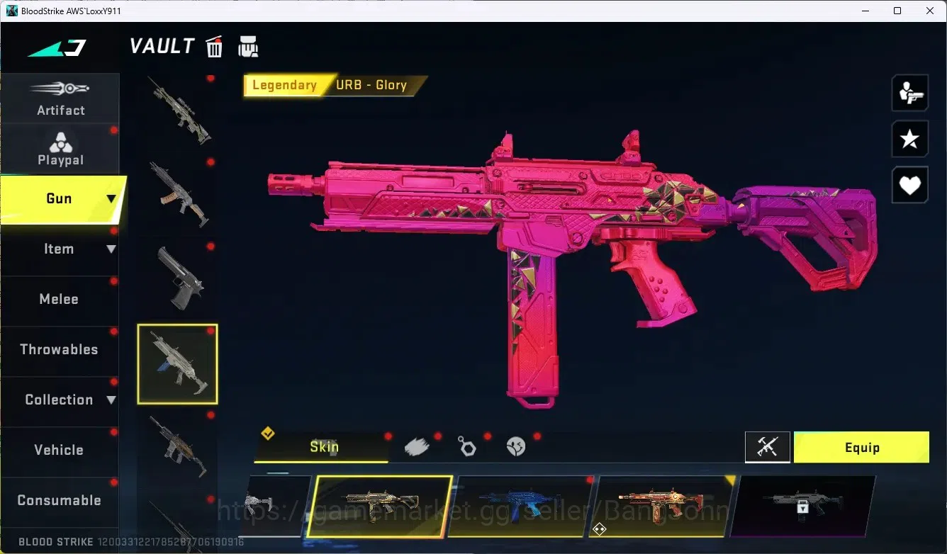 Blood Strike Accounts ASIA|1 Eternal: Desert Eagle|3 Collab Gun[TR&7DS]| image 4