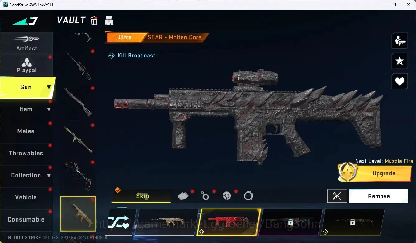 Blood Strike Accounts ASIA|1 Eternal: Desert Eagle|3 Collab Gun[TR&7DS]| image 7