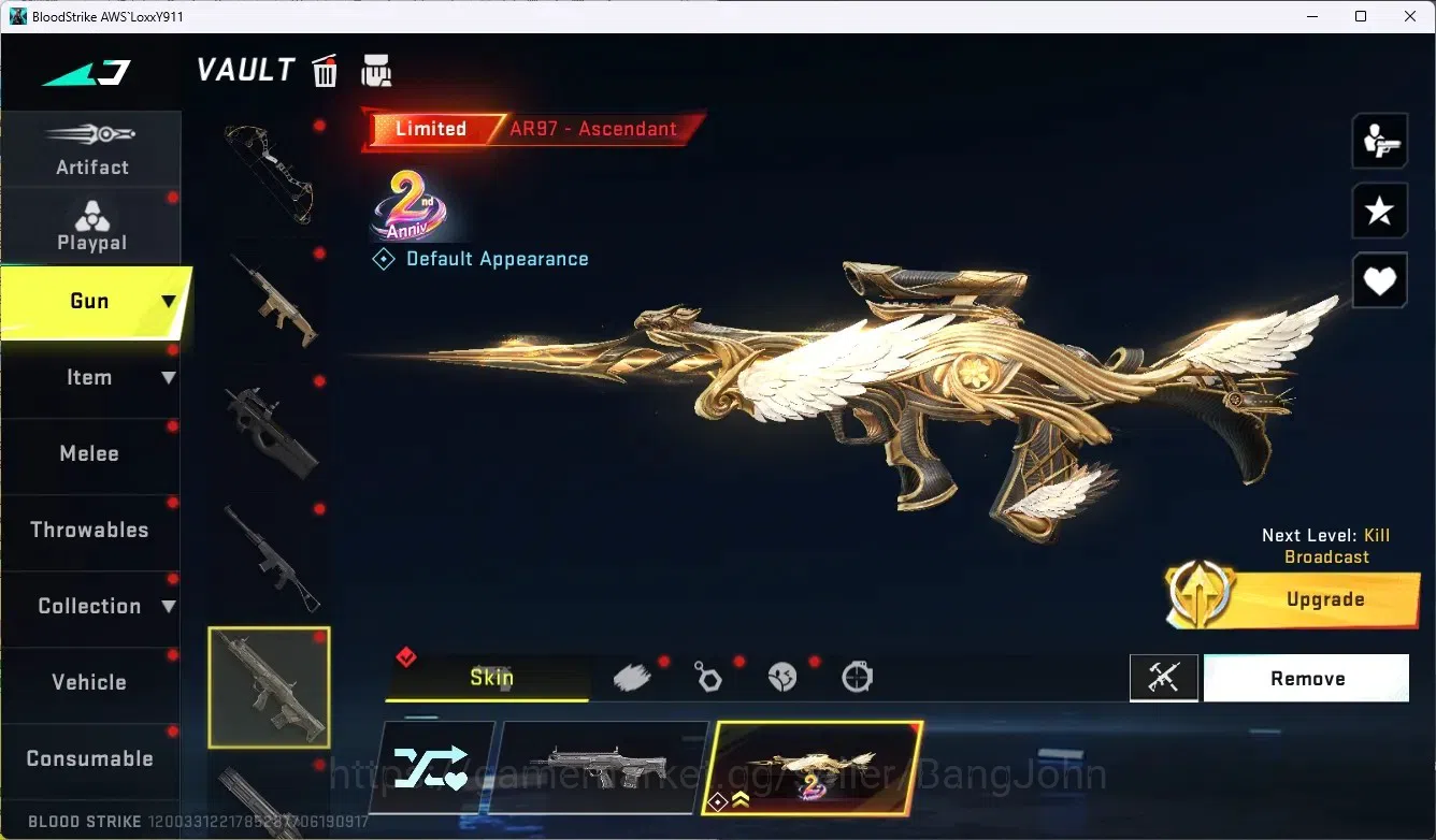 Blood Strike Accounts ASIA|1 Eternal: Desert Eagle|3 Collab Gun[TR&7DS]| image 8