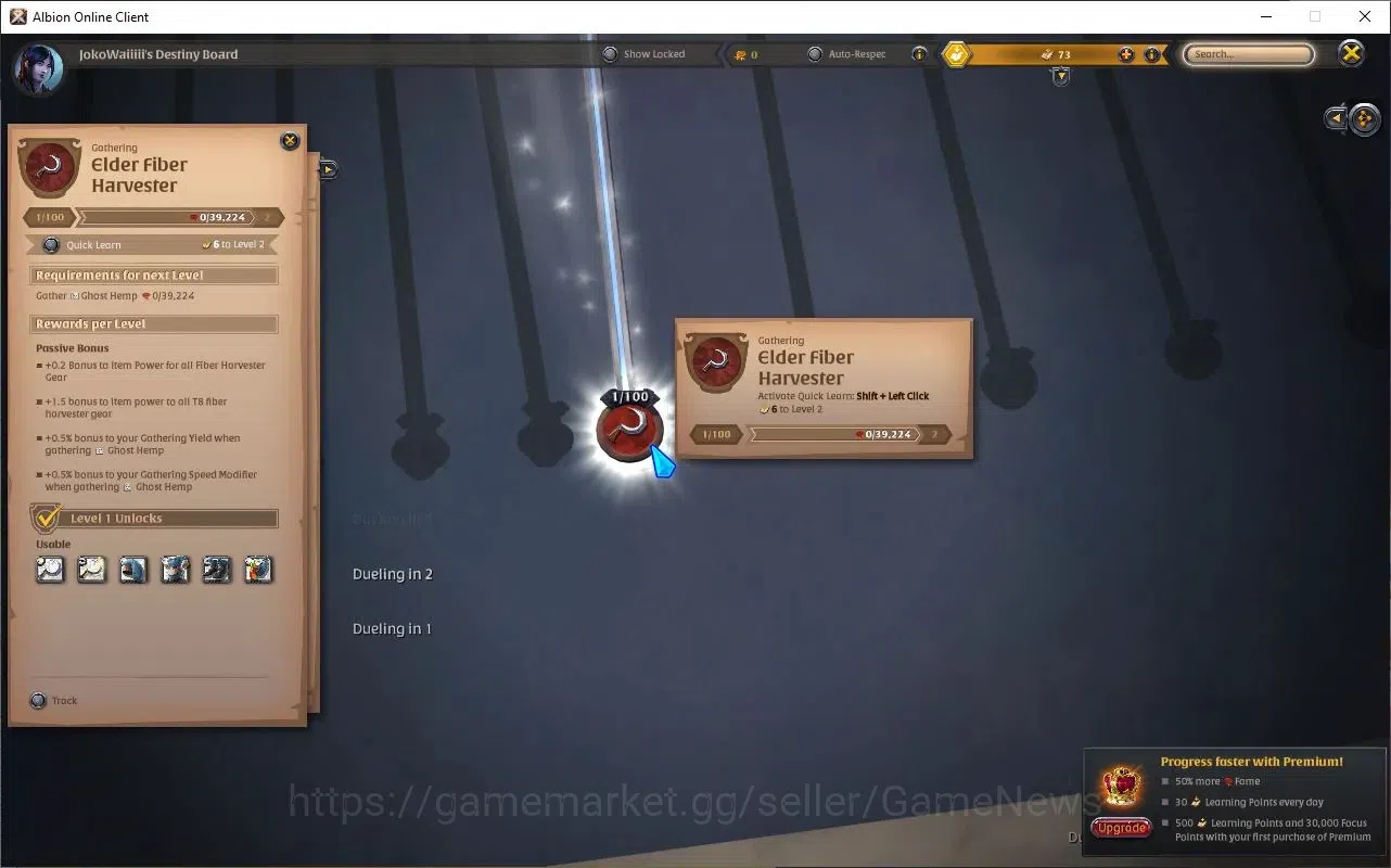 Albion Online Accounts ASIA|3,55M Total Fame - 9,46M Silver|T8 Fiber Harv image 3