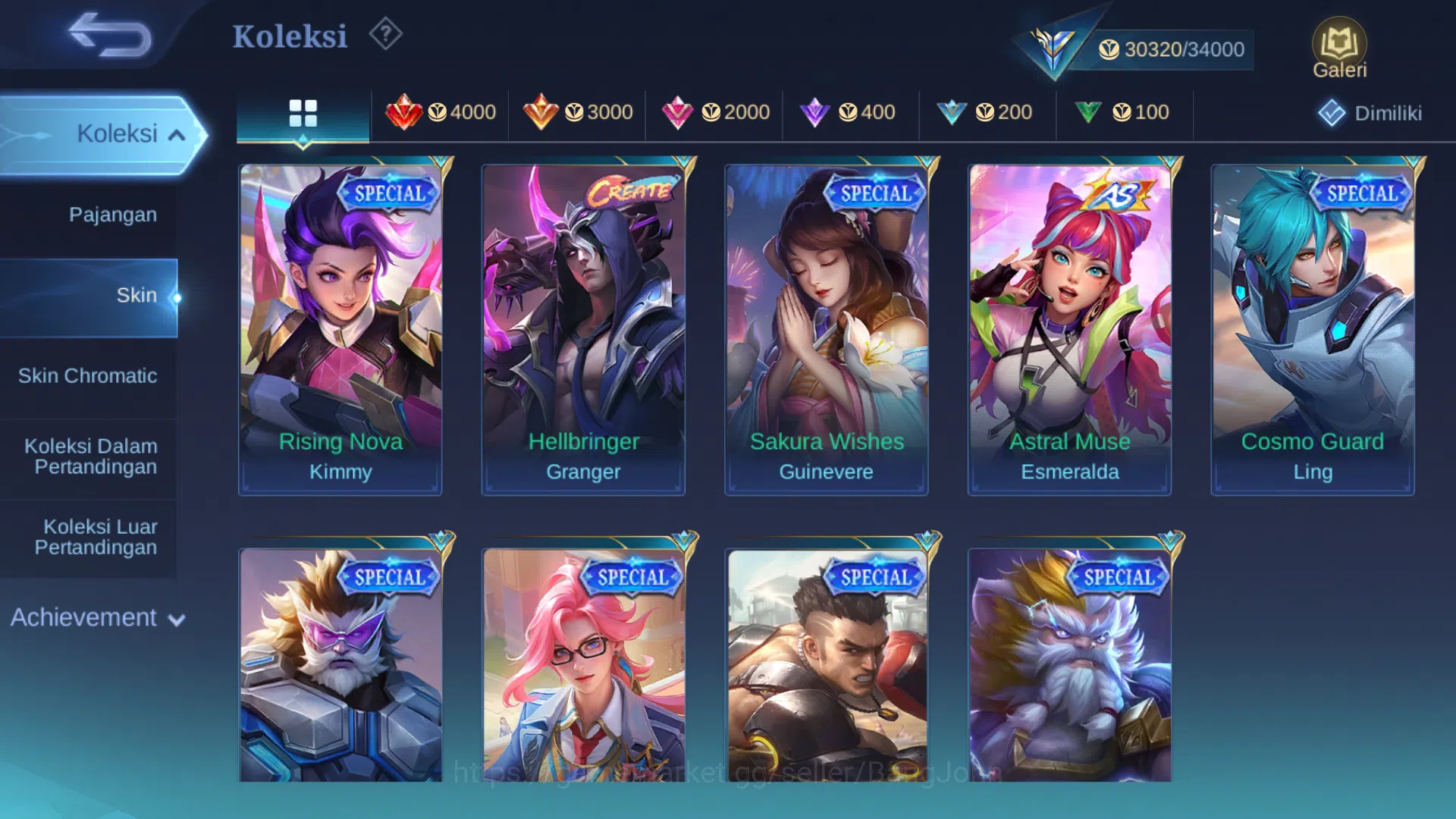 Mobile Legends: Bang Bang Accounts Hero 68 | Skin 124 | Create Kadita | Dragontamer K image 10