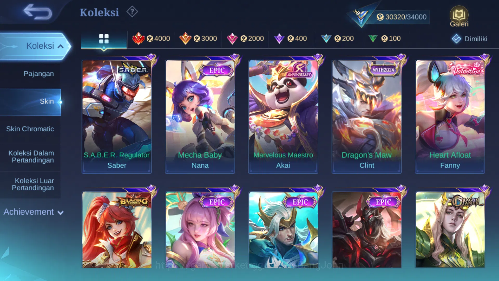 Mobile Legends: Bang Bang Accounts Hero 68 | Skin 124 | Create Kadita | Dragontamer K image 4