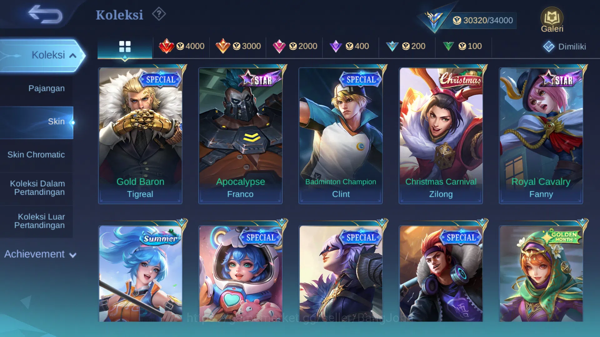Mobile Legends: Bang Bang Accounts Hero 68 | Skin 124 | Create Kadita | Dragontamer K image 8