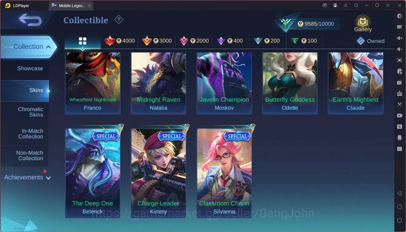 Mobile Legends: Bang Bang Accounts Global|Hero 51|Skin 44|Junior|CC Natalia|Epic Nana image 11